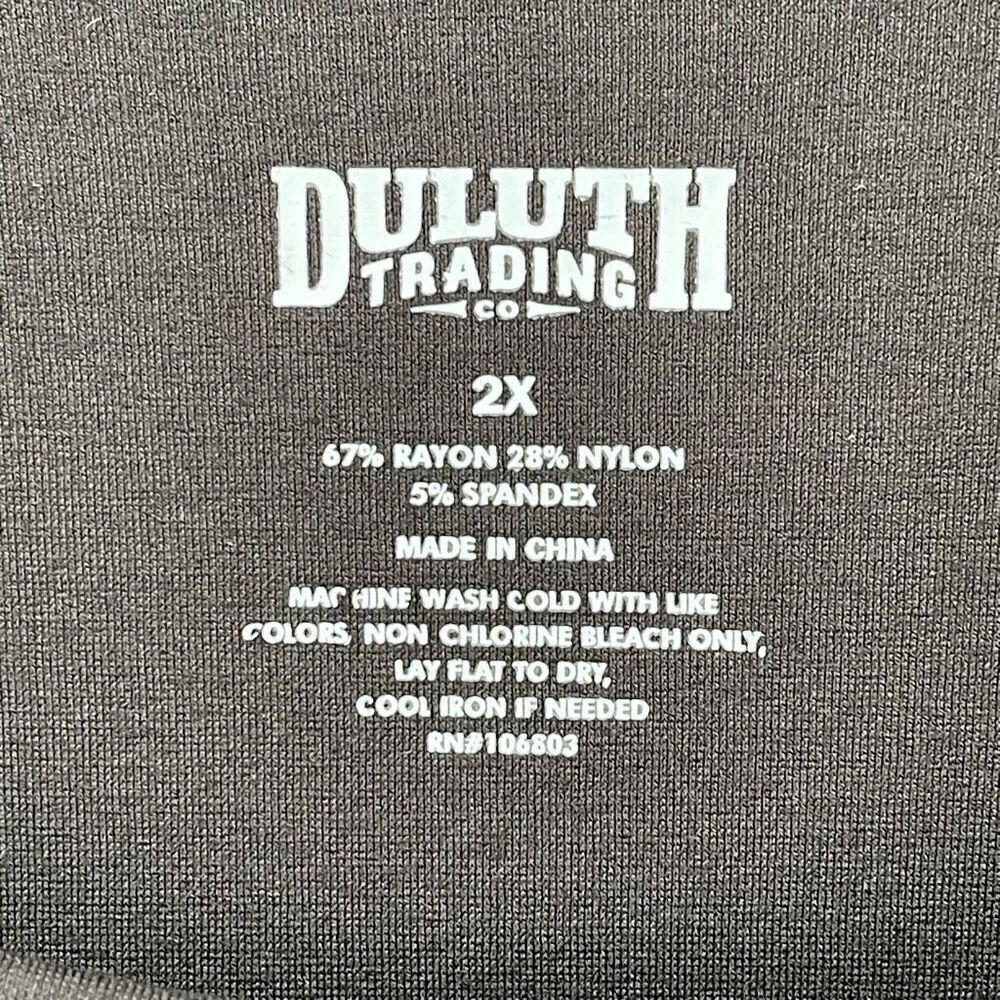 Duluth Trading Company‎ Wearwithall Ponte Knit Dress Stretch Plus Women 2X Black - Picture 3 of 4